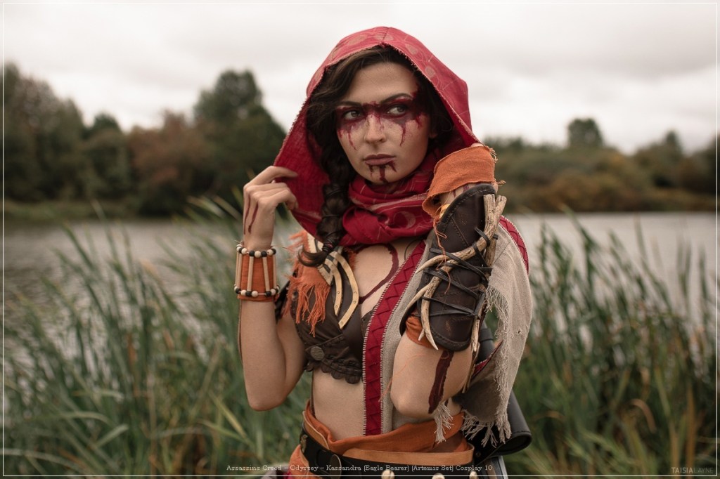 assassins creed e28093 odyssey e28093 kassandra eagle bearer artemis set cosplay 10