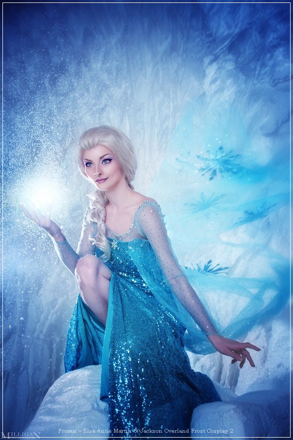 Frozen - Elsa Anne Martin & Jackson Overland Frost Cosplay - anime costume Frozen - Elsa Anne Martin & Jackson Overland Frost Cosplay - anime costume