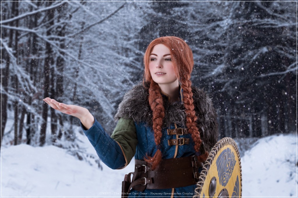 gwent the witcher card game heymaey spearmaiden cosplay 02