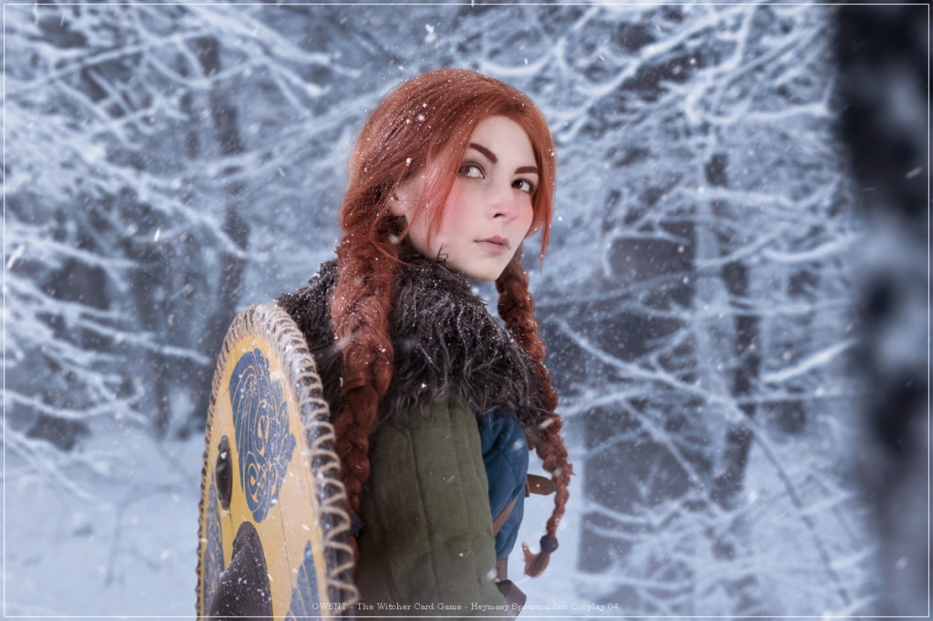 gwent the witcher card game heymaey spearmaiden cosplay 04