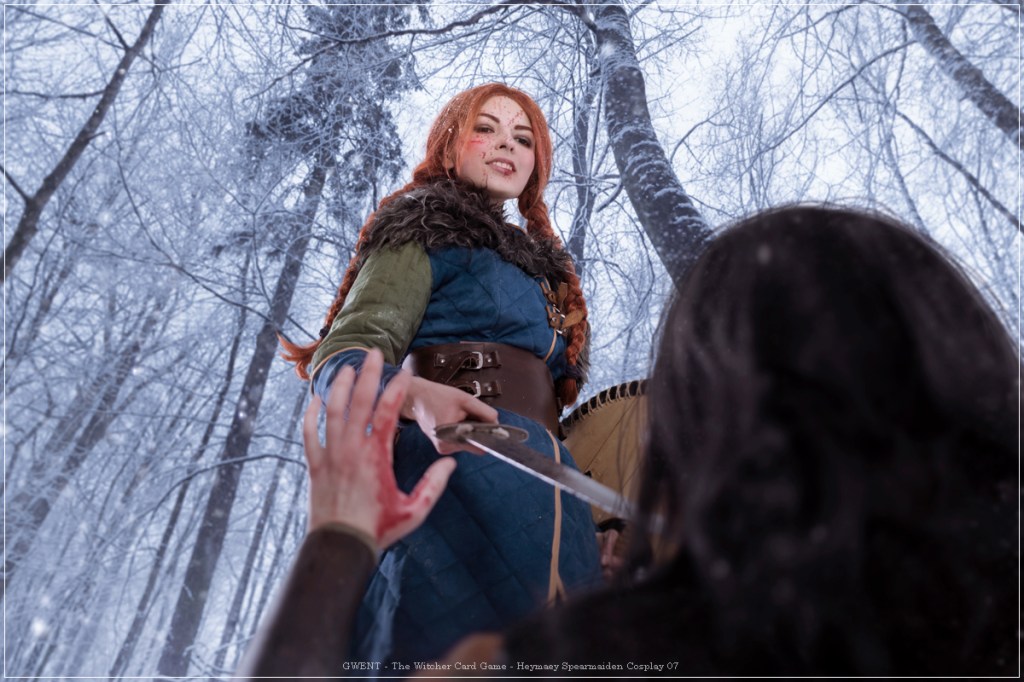 gwent the witcher card game heymaey spearmaiden cosplay 07