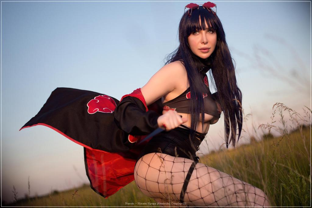 Naruto - Hinata Hyuga (Akatsuki) Cosplay - premium character study