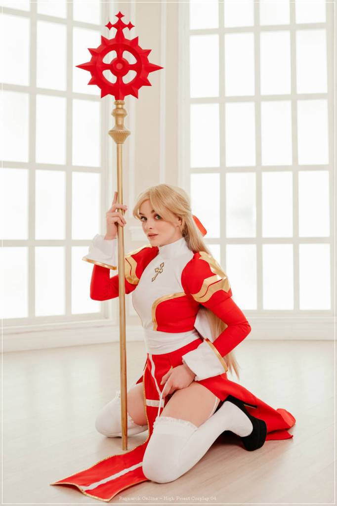 Ragnarok Online - High Priest Cosplay - elegant character representation