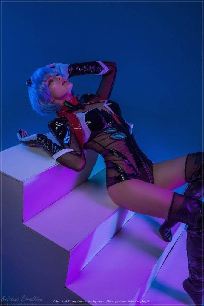 Evangelion - 3.0 You Can (Not) Redo - Rei Ayanami Cosplay - cinematic portrait
