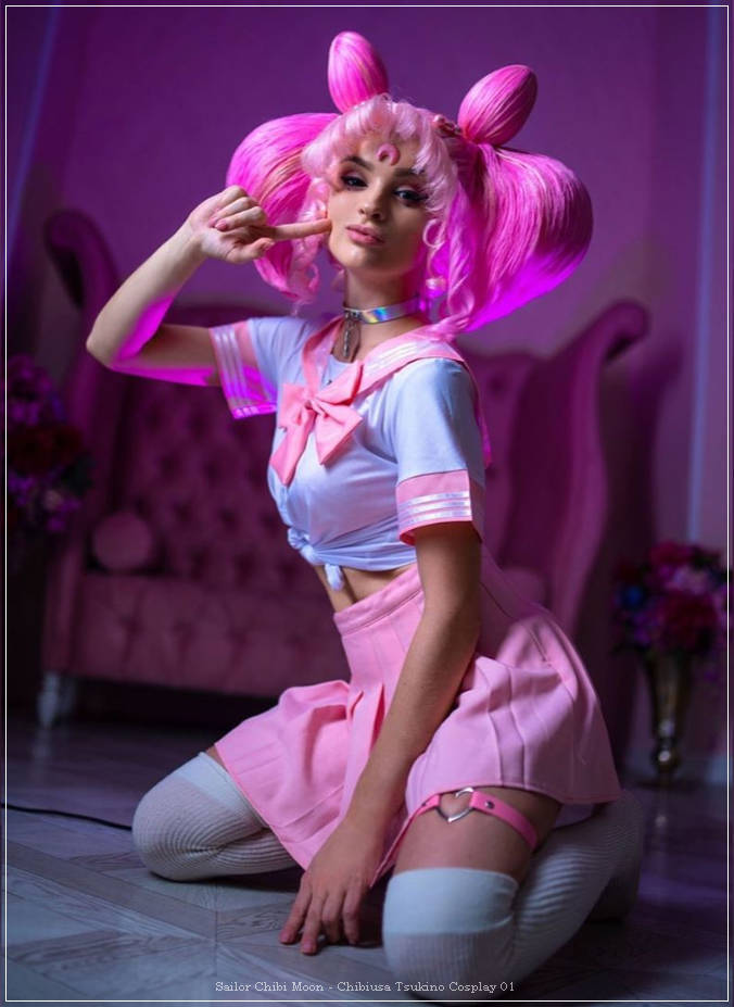 Sailor Chibi Moon - Chibiusa Tsukino Cosplay - mature capture