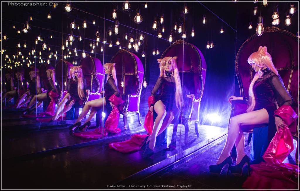 sailor moon e28093 black lady chibiusa tsukino cosplay 02