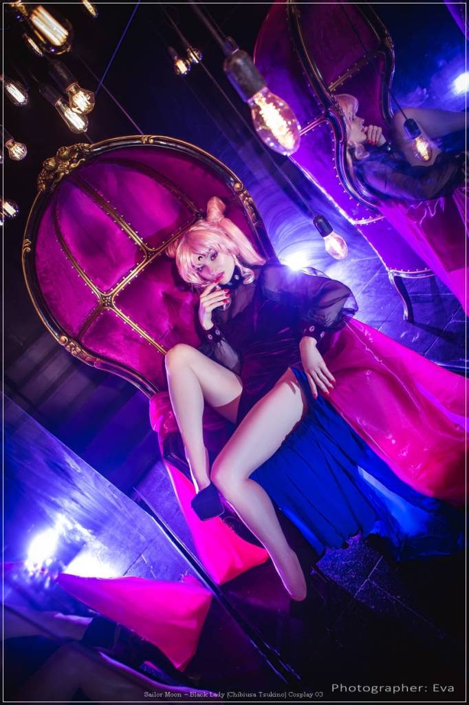 sailor moon e28093 black lady chibiusa tsukino cosplay 03