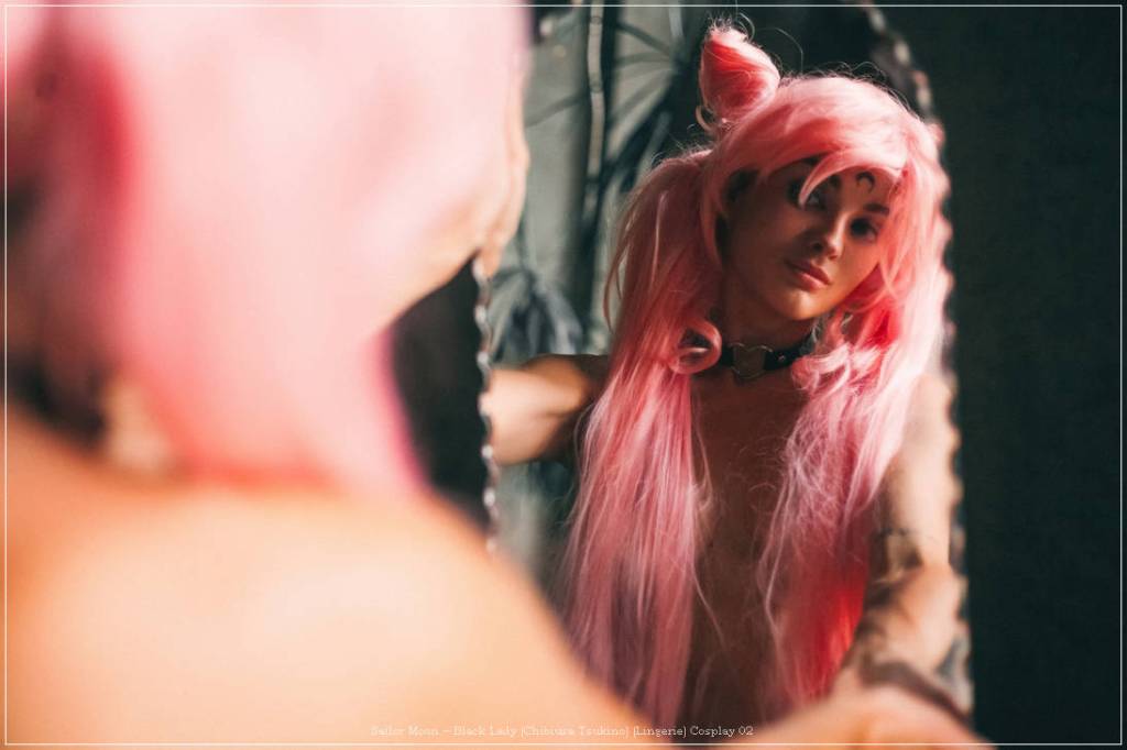 sailor moon e28093 black lady chibiusa tsukino lingerie cosplay 02