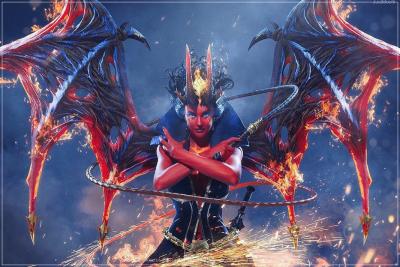 Dota 2 - Akasha (Queen of Pain) (The Eminence of Ristul) Cosplay