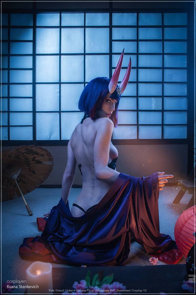 Fate Grand Order - Shuten-Douji (Samghata Hell Berserker) (Lingerie) Cosplay - suggestive shot