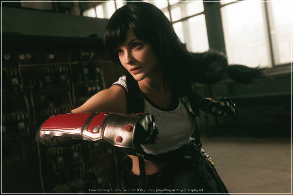 final fantasy 7 tifa lockhart sephiroth one winged angel cosplay 04