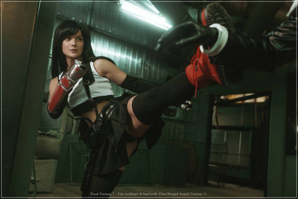 final fantasy 7 tifa lockhart sephiroth one winged angel cosplay 11