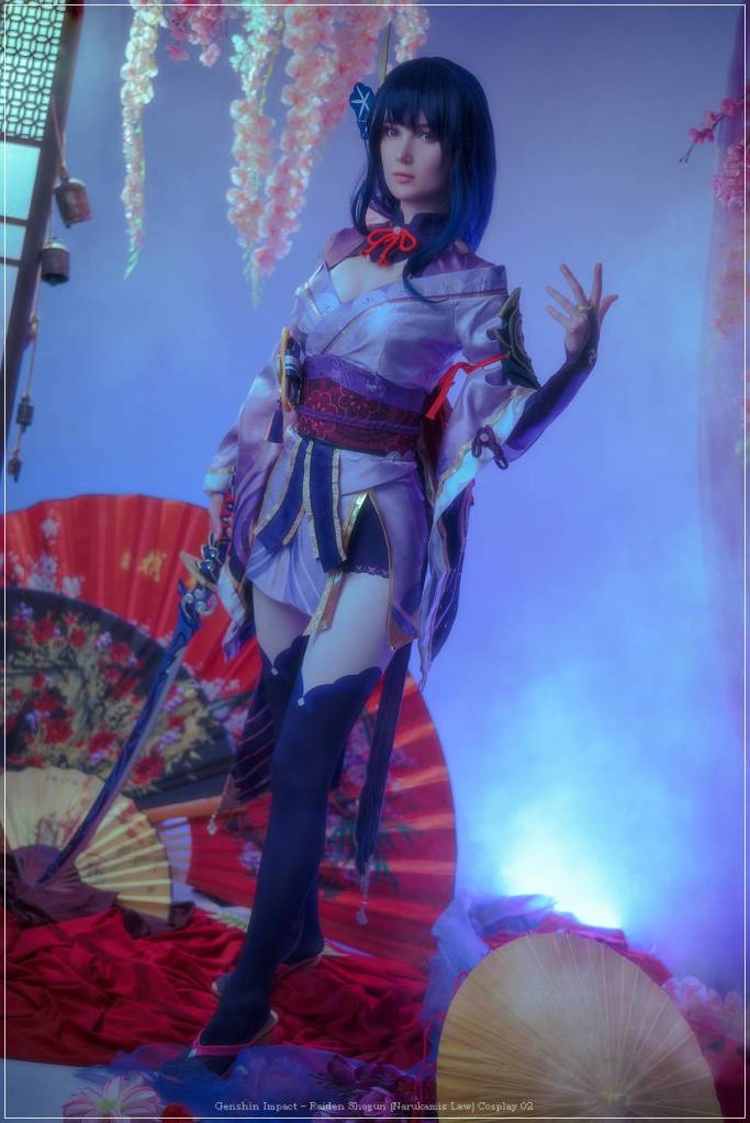 Genshin Impact - Raiden Shogun (Narukamis Law) Cosplay - mature capture