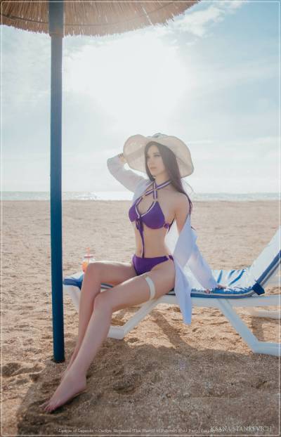 League of Legends - Caitlyn Kiramman (The Sheriff of Piltover) (Pool Party) Cosplay
