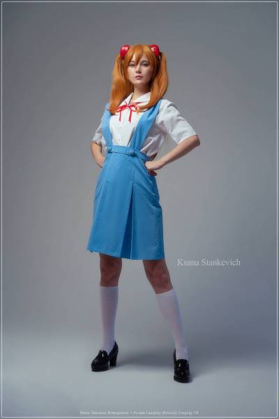 Neon Genesis Evangelion - Asuka Langley Sohryu (School) Cosplay