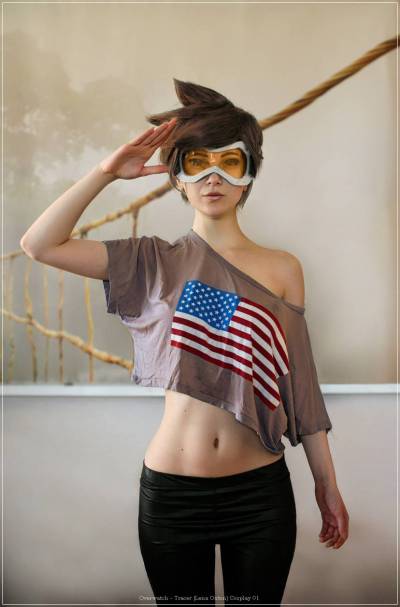 Overwatch - Tracer (Lena Oxton) Cosplay
