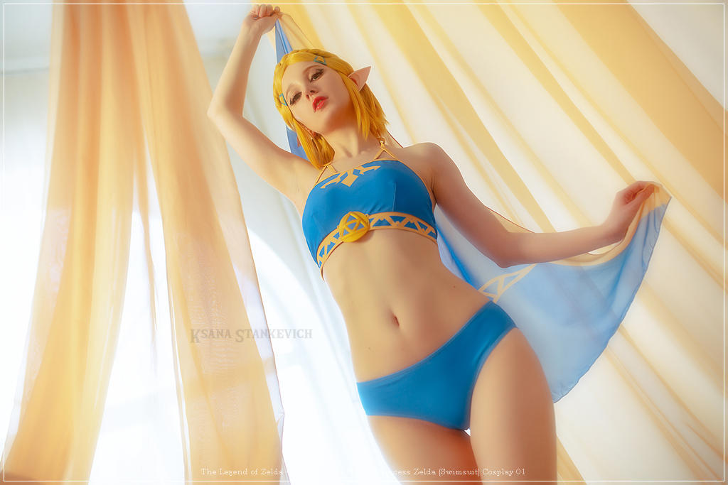 The Legend of Zelda - Breath of the Wild - Princess Zelda (Swimsuit) Cosplay - refined study