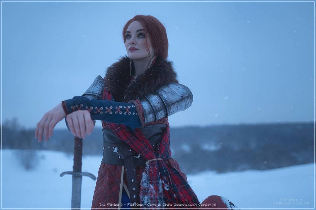 The Witcher 3 - Wild Hunt - Cerys an Craite (Sparrowhawk) Cosplay - anime costume