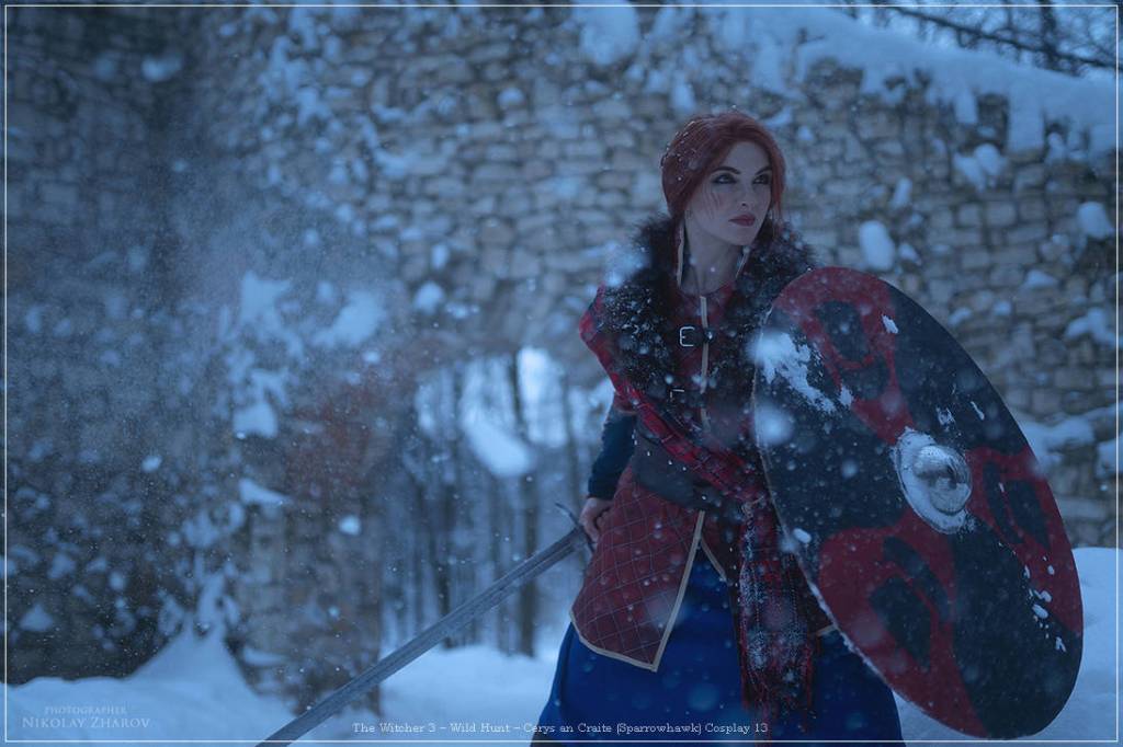 The Witcher 3 - Wild Hunt - Cerys an Craite (Sparrowhawk) Cosplay - full length port.