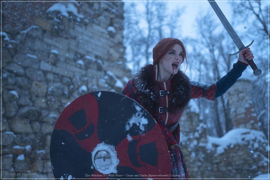 The Witcher 3 - Wild Hunt - Cerys an Craite (Sparrowhawk) Cosplay - portrait photo