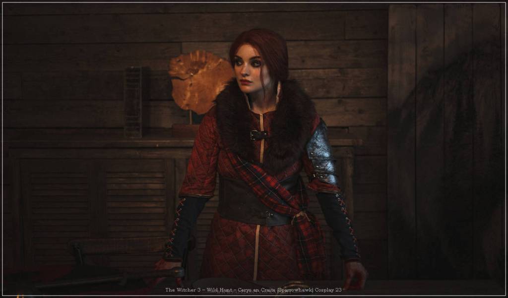 The Witcher 3 - Wild Hunt - Cerys an Craite (Sparrowhawk) Cosplay - anime costume
