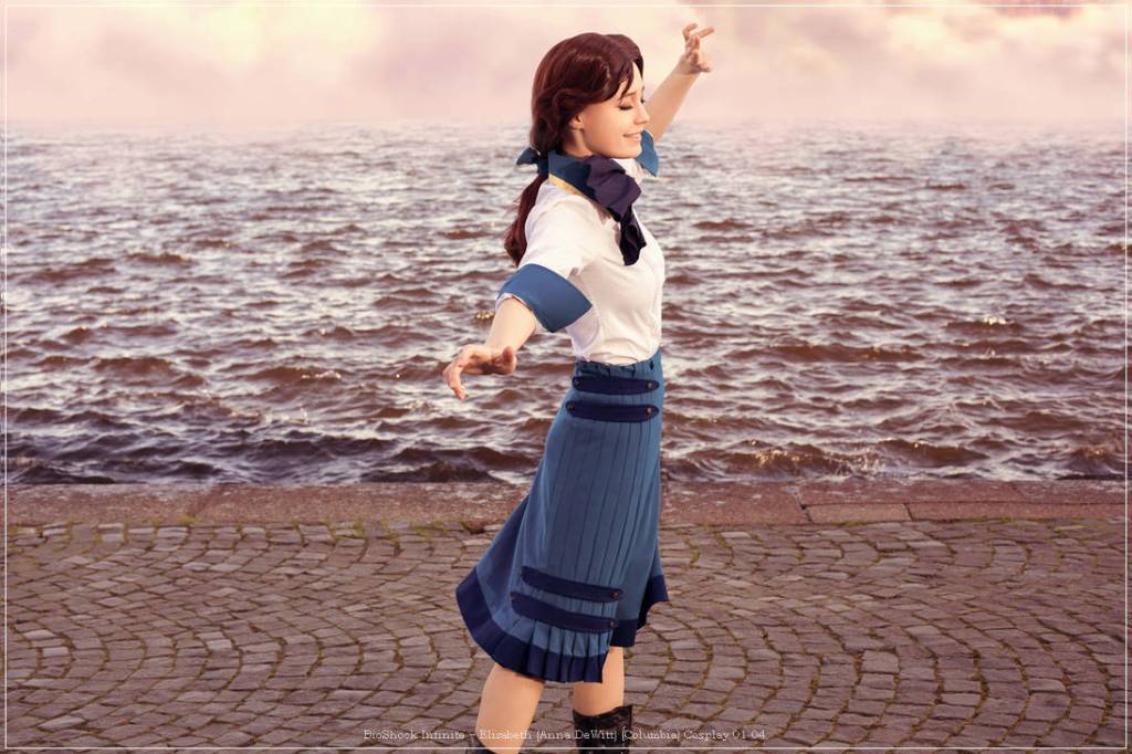 BioShock - Infinite - Elizabeth (Anna DeWitt) (Columbia) Cosplay - full body port.