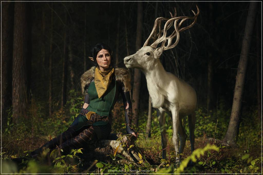 Dragon Age 2 - Merrill Cosplay - character costume portrait