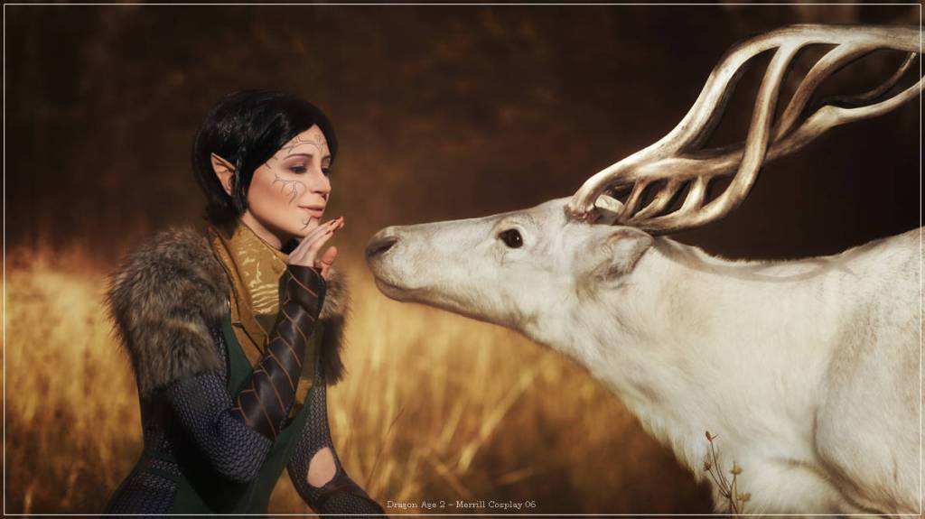 Dragon Age 2 - Merrill Cosplay - character recreation portrait