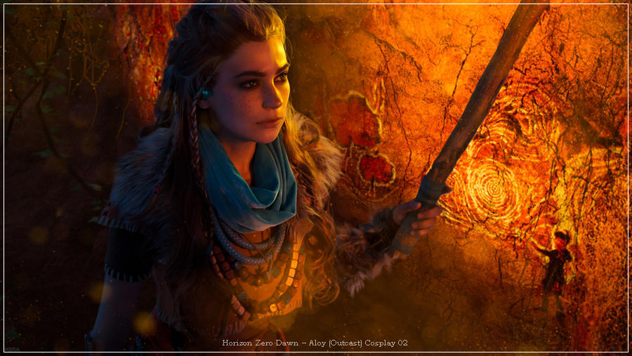 Horizon - Zero Dawn - Aloy (Outcast) Cosplay - costume portrait