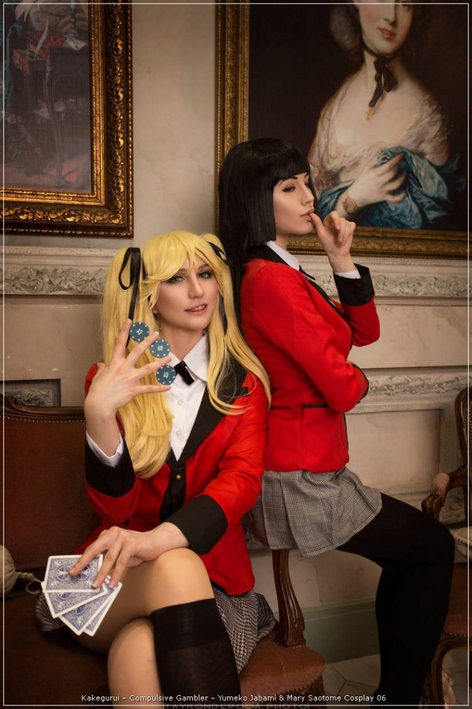 kakegurui e28093 compulsive gambler e28093 yumeko jabami mary saotome cosplay 06