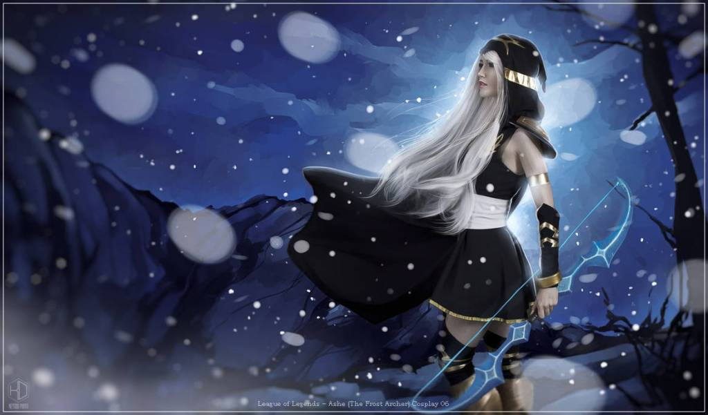 league of legends e28093 ashe the frost archer cosplay 06