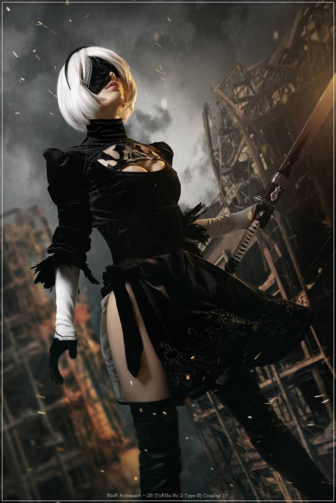 NieR AutomatA - 2B (YoRHa No.2 Type-B) Cosplay - light aesthetic NieR AutomatA - 2B (YoRHa No.2 Type-B) Cosplay - light aesthetic