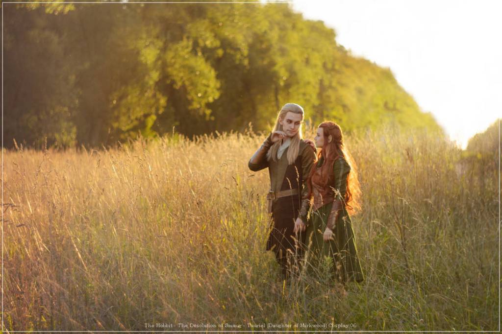The Hobbit - The Desolation of Smaug - Tauriel &amp; Legolas Cosplay - anime costume