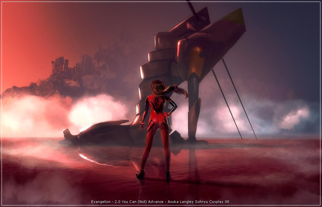 Evangelion - 2.0 You Can (Not) Advance - Asuka Langley Sohryu Cosplay - anime costume