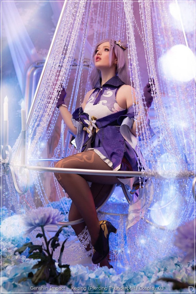 Genshin Impact - Keqing (Piercing Thunderbolt) Cosplay - gentle showcase