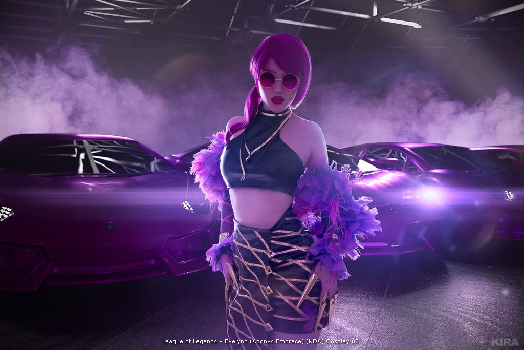 League of Legends - Evelynn (Agonys Embrace) (KDA) Cosplay - full body port. League of Legends - Evelynn (Agonys Embrace) (KDA) Cosplay - full body port.