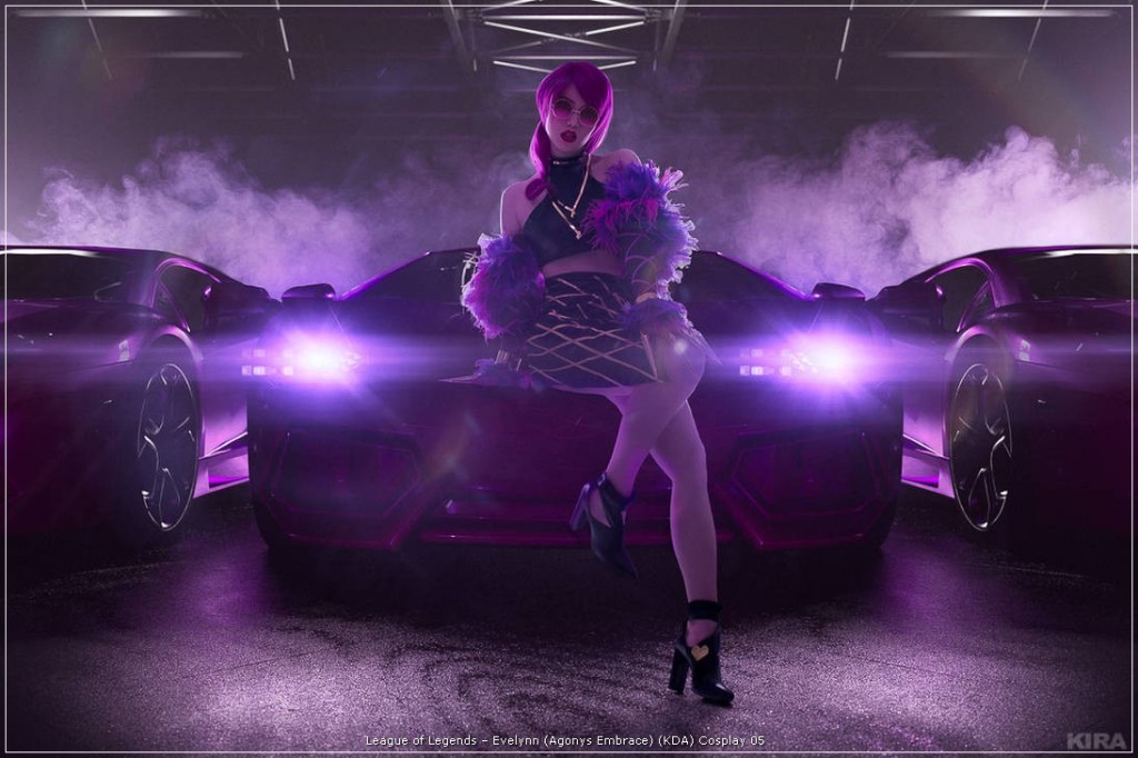 League of Legends - Evelynn (Agonys Embrace) (KDA) Cosplay - full length port. League of Legends - Evelynn (Agonys Embrace) (KDA) Cosplay - full length port.