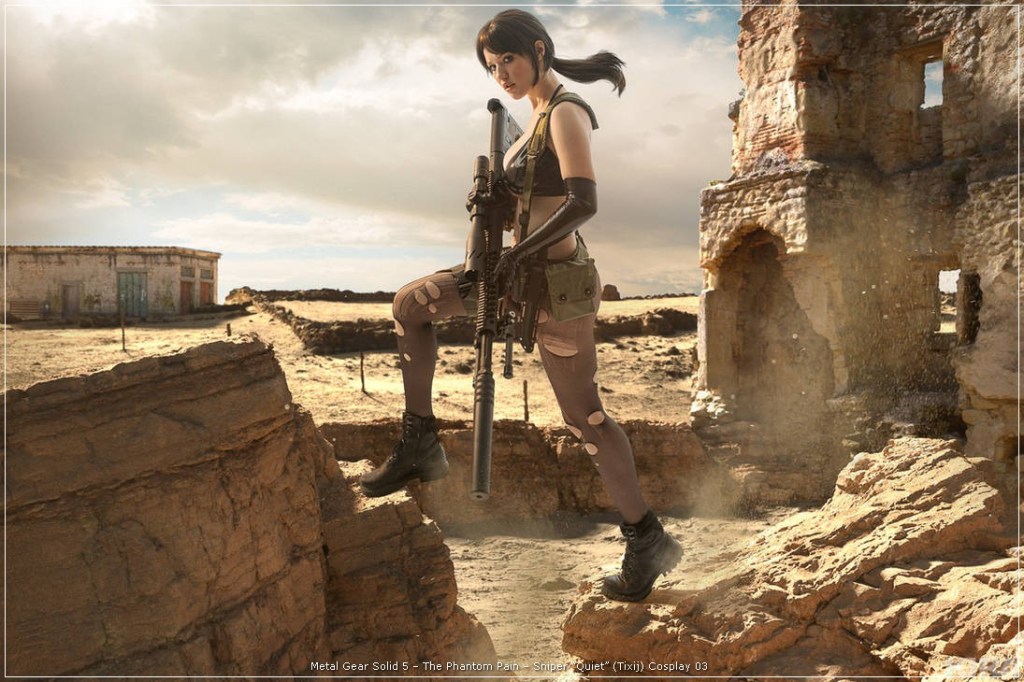 Metal Gear Solid 5 - The Phantom Pain - Sniper “Quiet” (Tixij) Cosplay - inspired capture Metal Gear Solid 5 - The Phantom Pain - Sniper “Quiet” (Tixij) Cosplay - inspired capture
