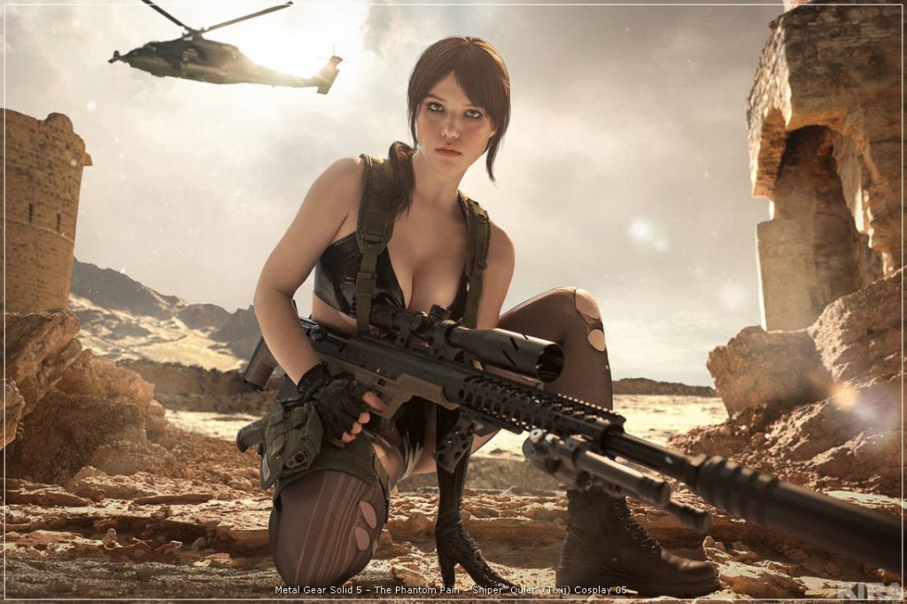 Metal Gear Solid 5 - The Phantom Pain - Sniper “Quiet” (Tixij) Cosplay - light aesthetic Metal Gear Solid 5 - The Phantom Pain - Sniper “Quiet” (Tixij) Cosplay - light aesthetic