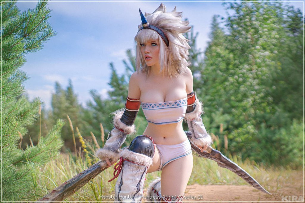 monster hunter e28093 huntress kirin cosplay 01