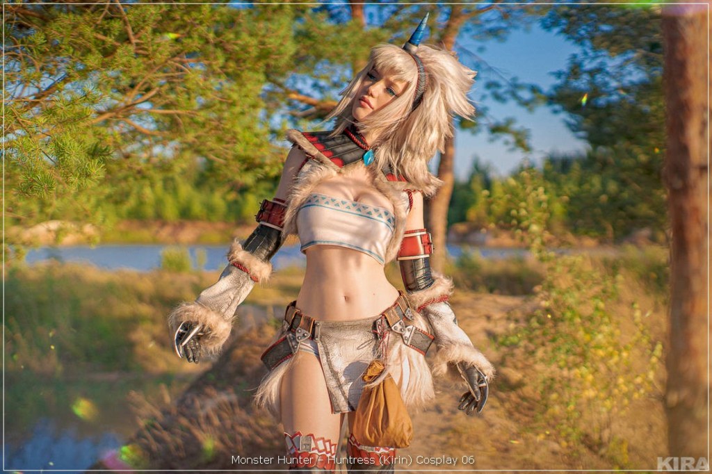 monster hunter e28093 huntress kirin cosplay 06