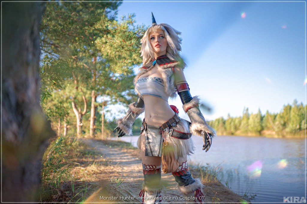 monster hunter e28093 huntress kirin cosplay 07