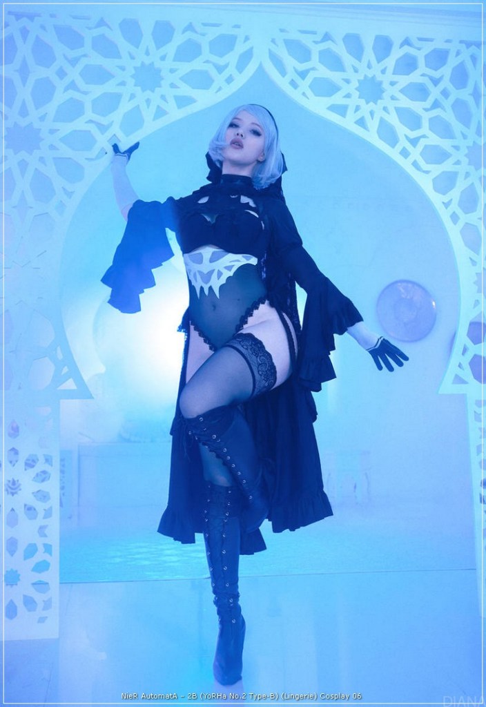 nier automata e28093 2b yorha no.2 type b lingerie cosplay 06