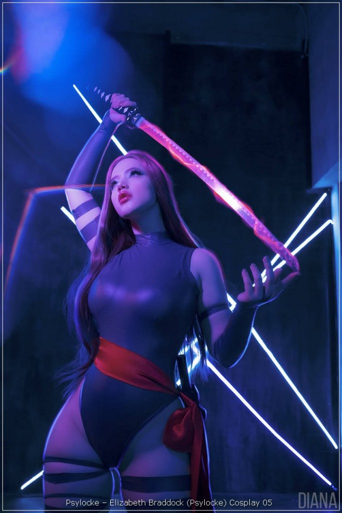 Psylocke - Elizabeth Braddock (Psylocke) Cosplay - cinematic portrait
