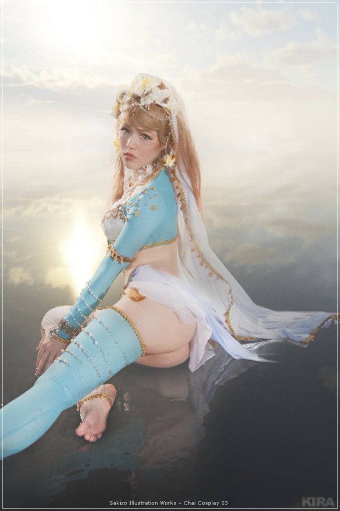 Sakizo Illustration Works - Chai Cosplay - delicate character portrait