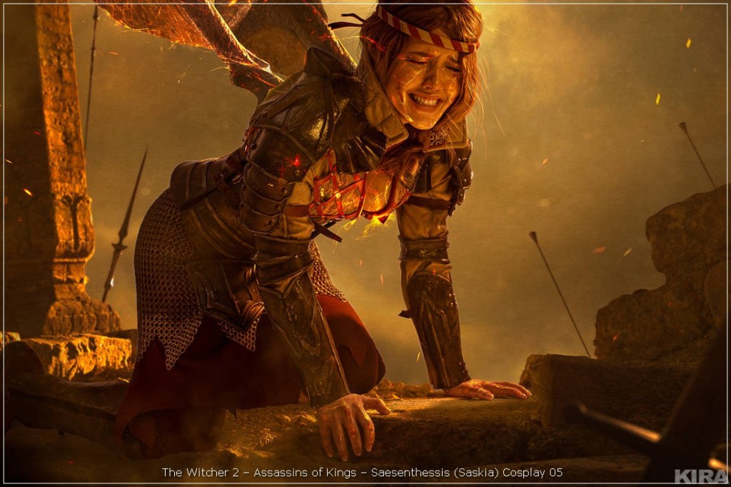 The Witcher 2 - Assassins of Kings - Saesenthessis (Saskia) Cosplay - costume portrait