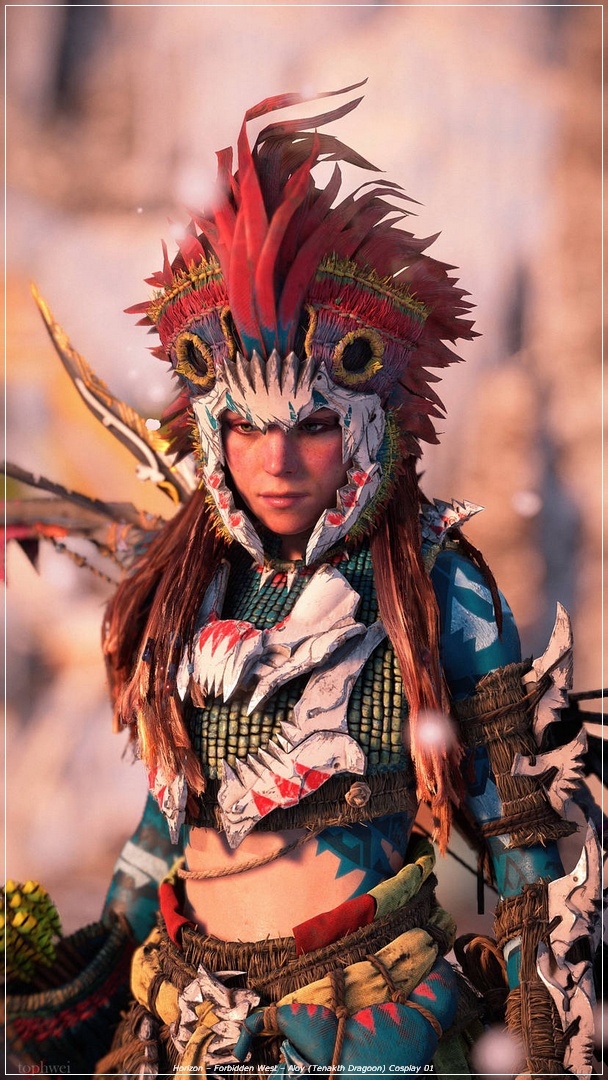 Horizon – Forbidden West – Aloy Tenakth Dragoon Cosplay 01