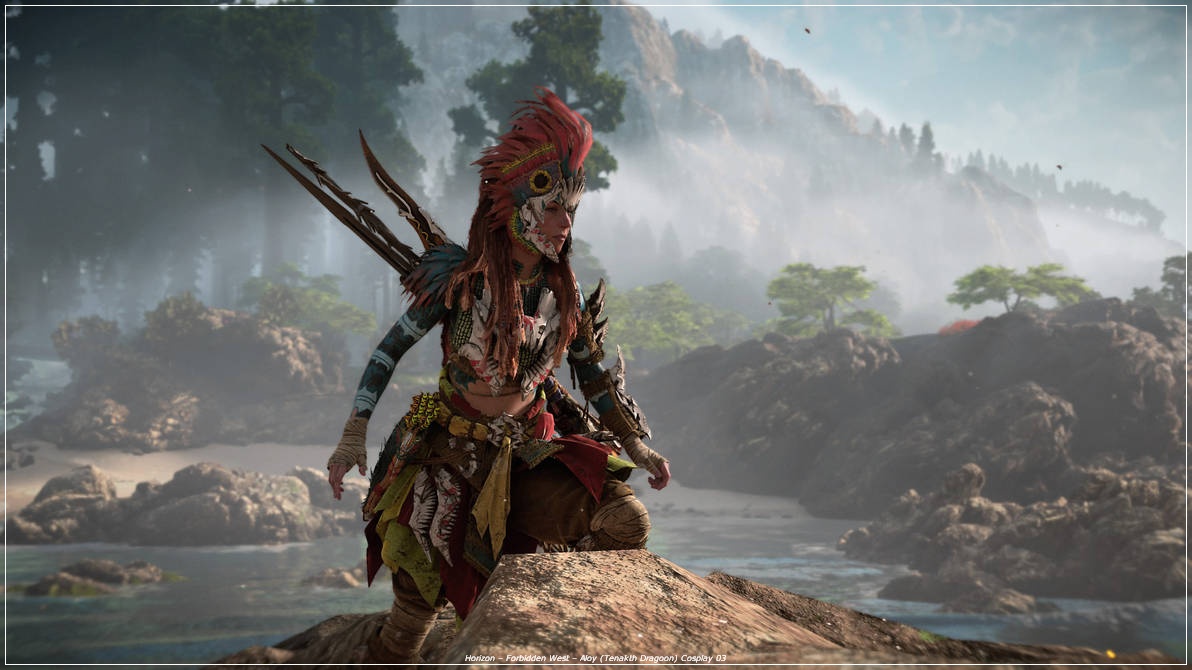 Horizon – Forbidden West – Aloy Tenakth Dragoon Cosplay 03