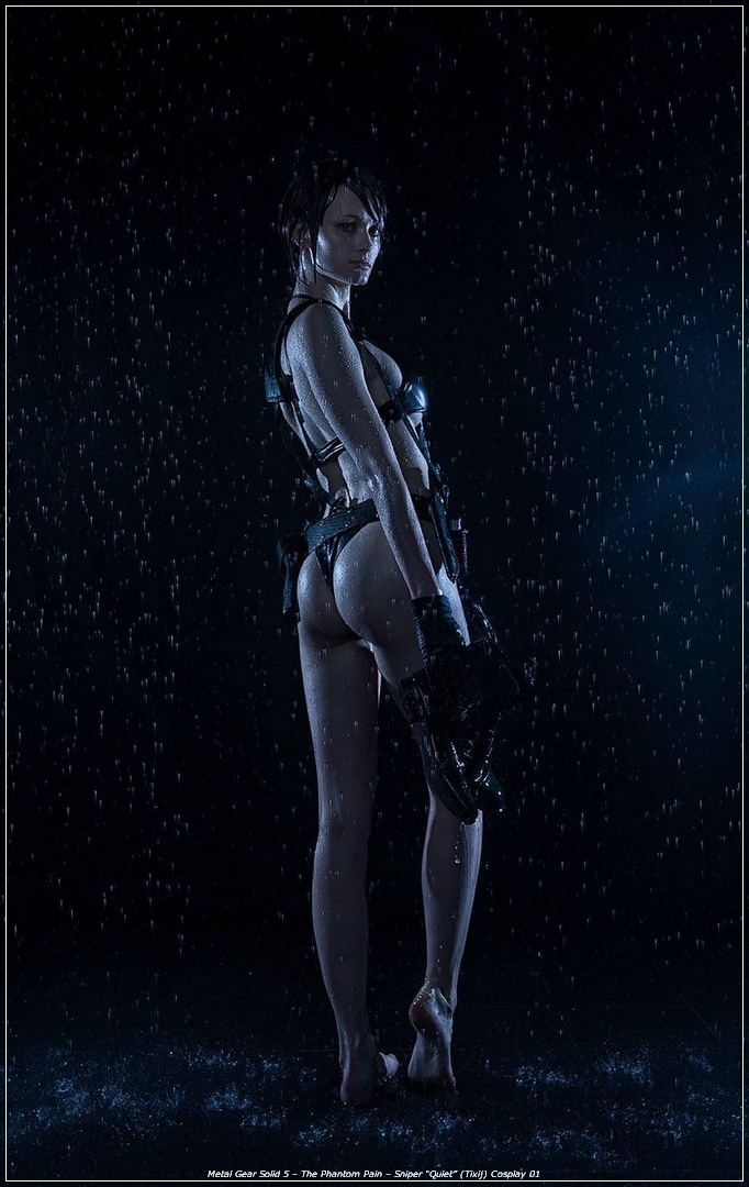 Metal Gear Solid 5 - The Phantom Pain - Sniper &ldquo;Quiet&rdquo; (Tixij) Cosplay - costume focus