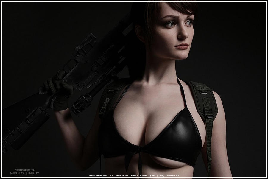 Metal Gear Solid 5 - The Phantom Pain - Sniper “Quiet” (Tixij) Cosplay - character photo Metal Gear Solid 5 - The Phantom Pain - Sniper “Quiet” (Tixij) Cosplay - character photo